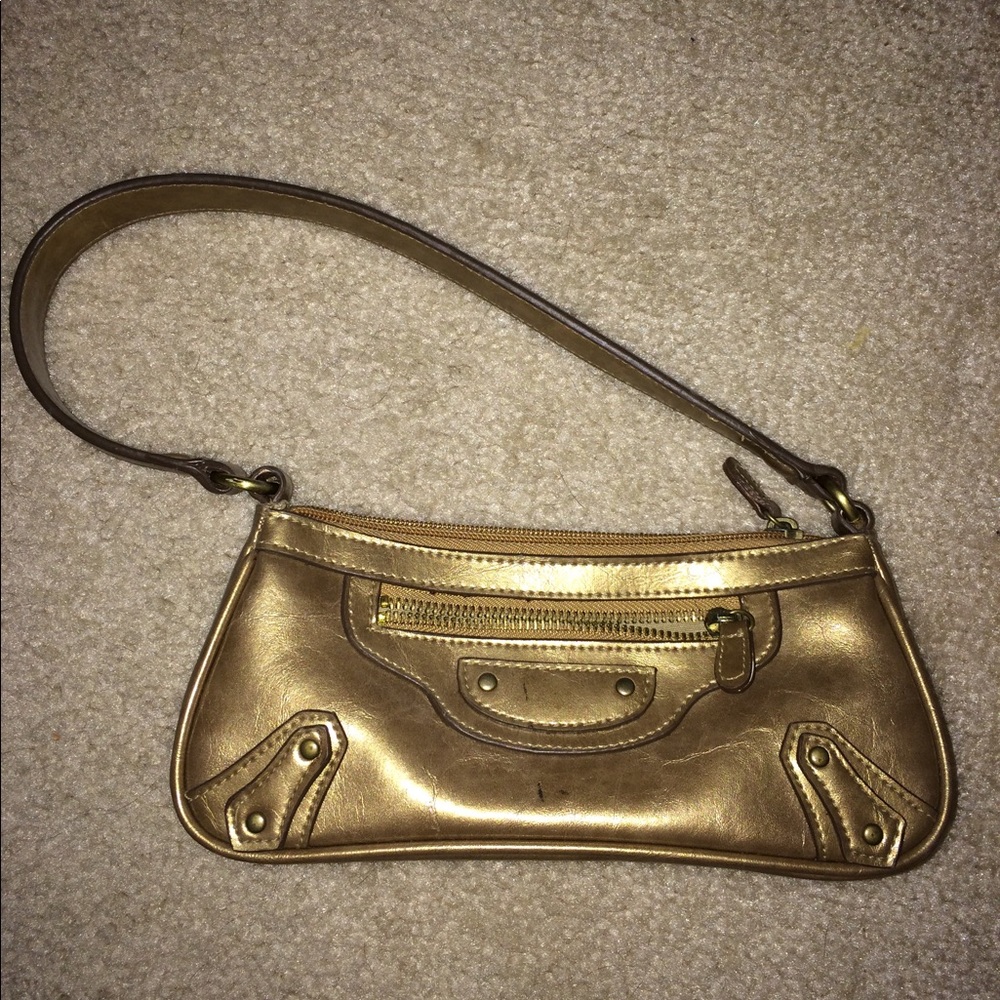 Small gold bag